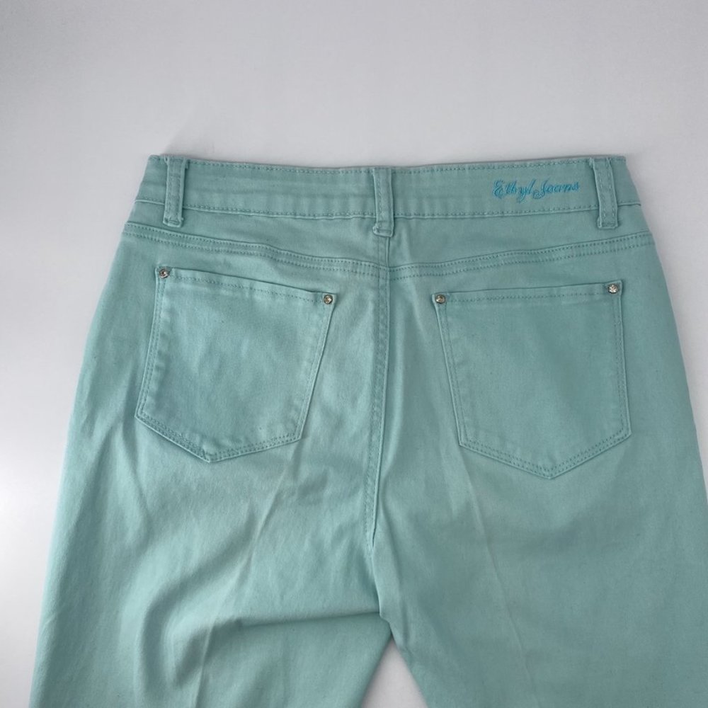 Ethyl Jeans Classic Style in Teal with Bling - Picture 6 of 9